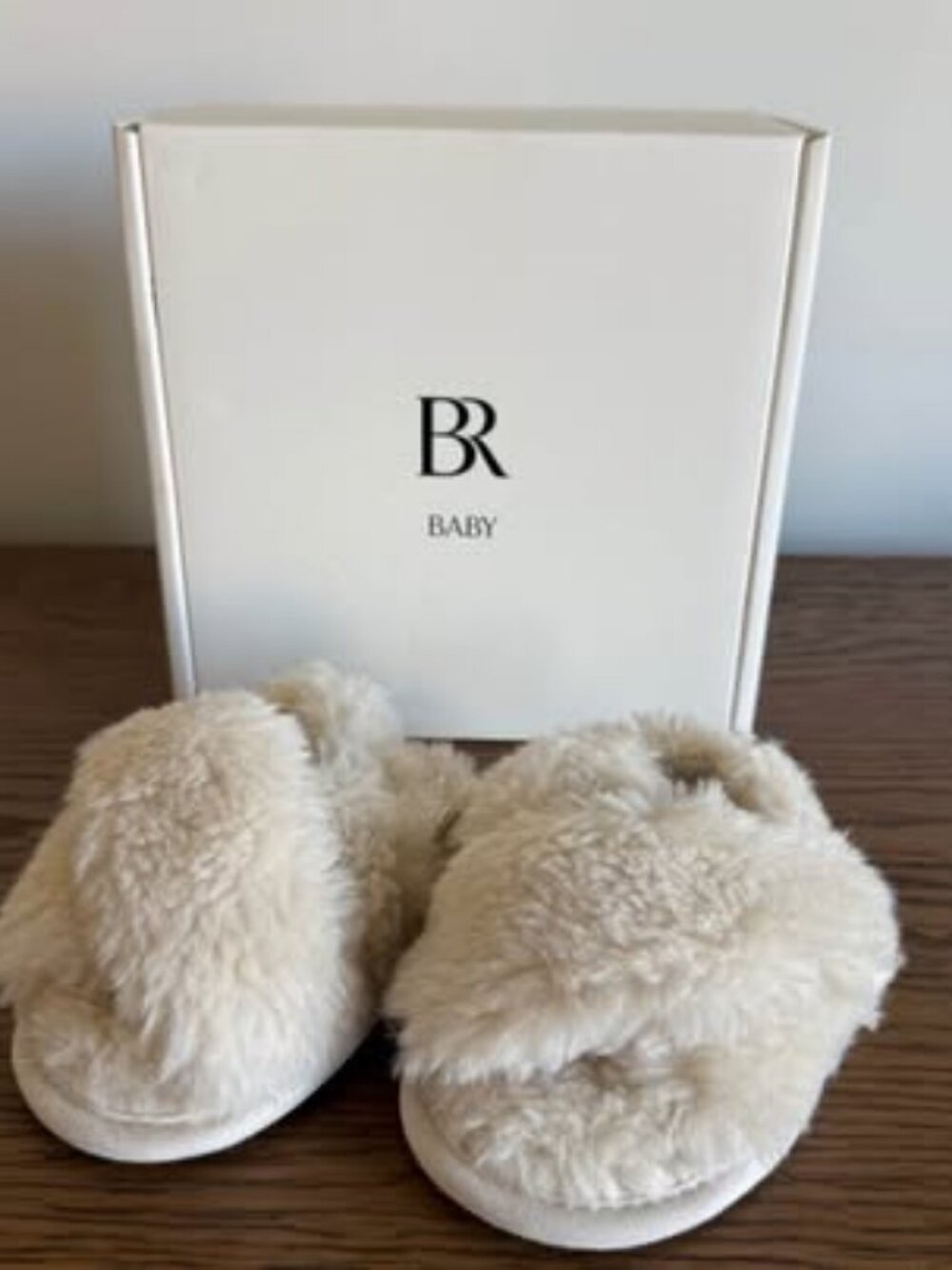 Banana Republic Baby Faux Fur Slippers 5/6